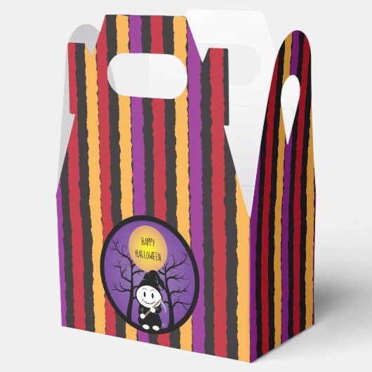 De grimmige Kind Halloween gunst boxen Bedankdoosjes (Geopend)