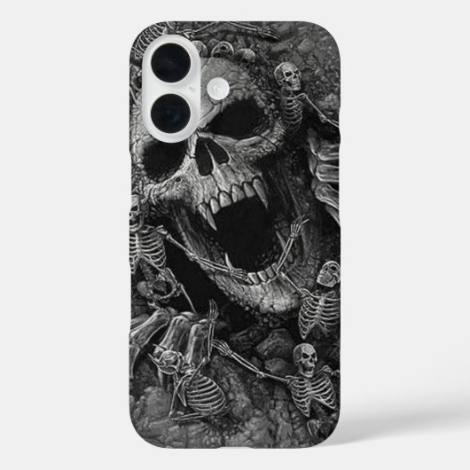De grimmige schoonheid, Death Skeleton Case-Mate iPhone Case (Achterkant)