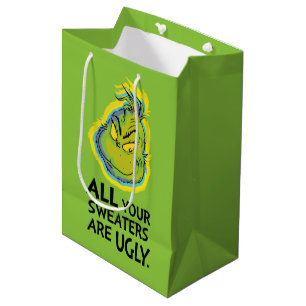 De Grinch Al je truien zien er lelijk uit citaat Medium Cadeauzakje