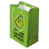 De Grinch | Al uw Zweeters zijn een lelijke prijso Medium Cadeauzakje (Achterkant Gekanteld)