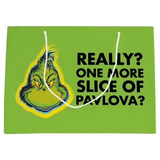De Grinch | Echt? Nog een stukje Pavlova? Qu Groot Cadeauzakje (Voorkant)