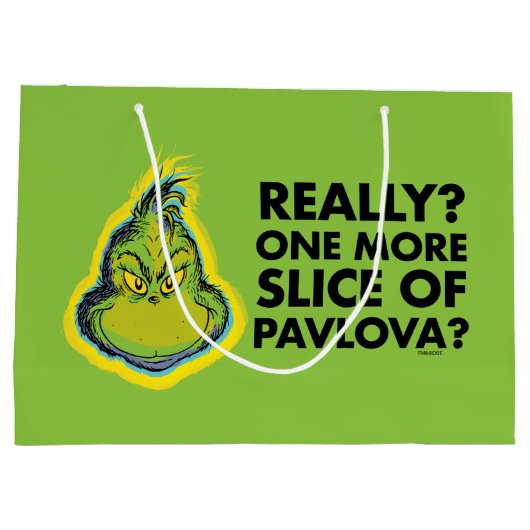 De Grinch | Echt? Nog een stukje Pavlova? Qu Groot Cadeauzakje (Achterkant)