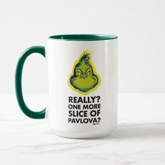 De Grinch | Echt? Nog een stukje Pavlova? Qu Mok (Links)