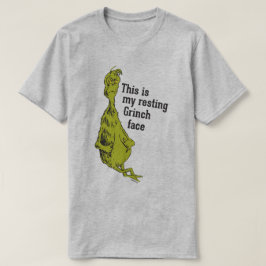 De Grinch | Grappige Ontspannen Grinch Gezicht T-shirt