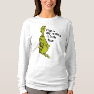 De Grinch Grappige Ontspannen Grinch Gezicht T-shirt