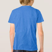 De Grinch | Grappige Ontspannen Grinch Gezicht Tri-Blend Shirt (Achterkant)