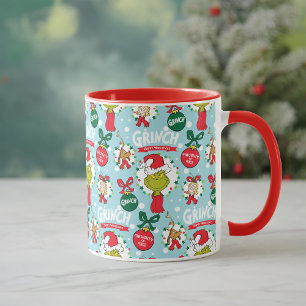 De Grinch Happy Wholidays Patroon Mok