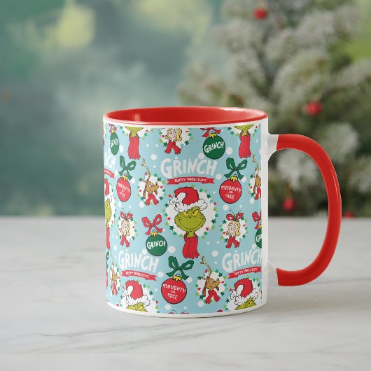 De Grinch | Happy Wholidays Patroon Mok
