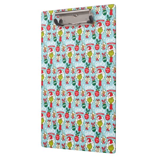 De Grinch | Happy Wholidays Pattern Klembord (Links)