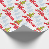 De Grinch | Het is het tijdspatroon Cadeaupapier (Hoek)