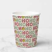 De Grinch | Ho Ho Ho Patroon Papieren Bekers (Achterkant)