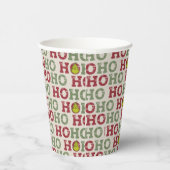 De Grinch | Ho Ho Ho Patroon Papieren Bekers (Rechts)