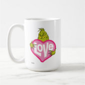 De Grinch | Houd van Roze Hart Koffiemok (Links)