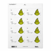 De Grinch | Kerst - Naar Van Stickers (Full Sheet)