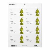 De Grinch | Kerstmis - van Sticker tot (Full Sheet)