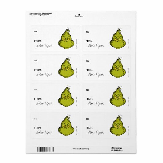 De Grinch | Kerstmis - van Sticker tot (Full Sheet)