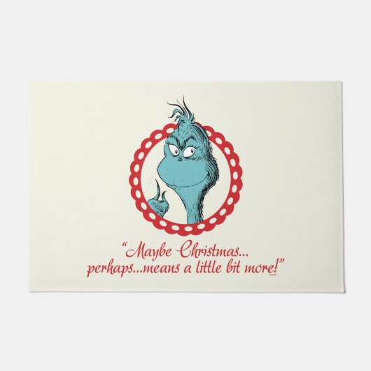 De Grinch | Misschien Kerstmis… Deurmat (Voorkant)