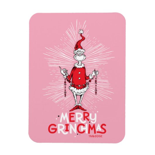 De Grinch | Prettig Grinchfeest Magneet (Verticaal)