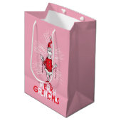 De Grinch | Prettig Grinchfeest Medium Cadeauzakje (Voorkant Gekanteld)
