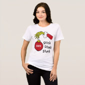 De Grinch | Stonk Stonkte Gestonken Tri-Blend Shirt (Voorkant volledig)