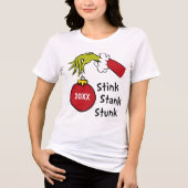 De Grinch | Stonk Stonkte Gestonken Tri-Blend Shirt (Voorkant)