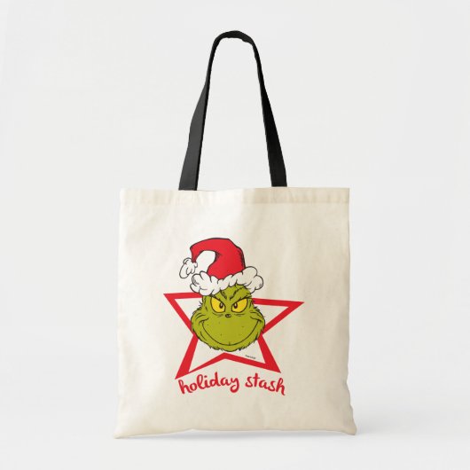 De Grinch | Vakantiestand Tote Bag (Voorkant)