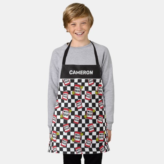 De Grinch | Who Hash Pattern Schort (Gedragen)