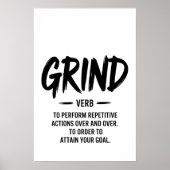 De Grind Definitie Poster (Voorkant)