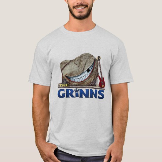 DE GRINNS-Mannen Tour T (grijs) T-shirt (Voorkant)