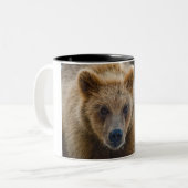 De Grizz Tweekleurige Koffiemok (Voorkant links)
