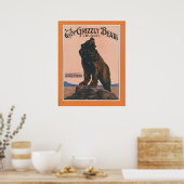 De Grizzly Beer Rag Poster (Keuken)