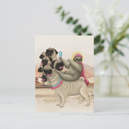 De groef van Babylon Briefkaart (Staand voorkant)