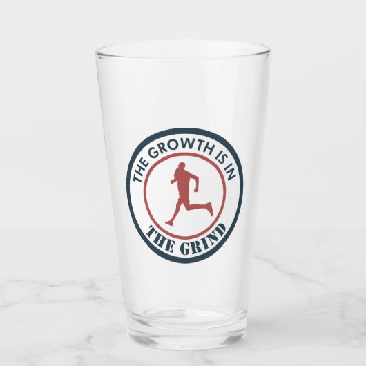 De groei is in het kielzog aan het lopen glas (Voorkant)