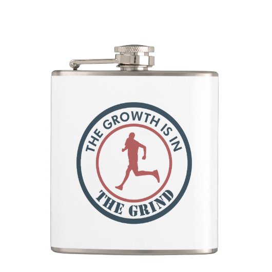 De groei is in het kielzog aan het lopen heupfles (Voorkant)