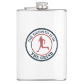 De groei is in het kielzog aan het lopen heupfles (Voorkant)