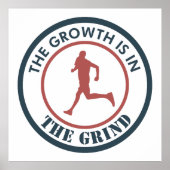 De groei is in het kielzog aan het lopen poster (Voorkant)