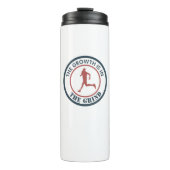 De groei is in het kielzog aan het lopen thermosbeker (Voorkant)