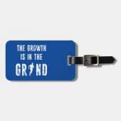 De groei is in volle omvang bagagelabel (Voorkant horizontaal)