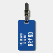 De groei is in volle omvang bagagelabel (Voorkant verticaal)