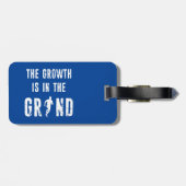 De groei is in volle omvang bagagelabel (Achterkant horizontaal)