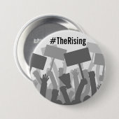 De groeiende vreedzame protestantse Button (Voorkant /achterkant)