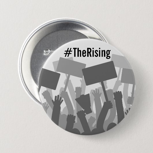 De groeiende vreedzame protestantse Button (Voorkant /achterkant)