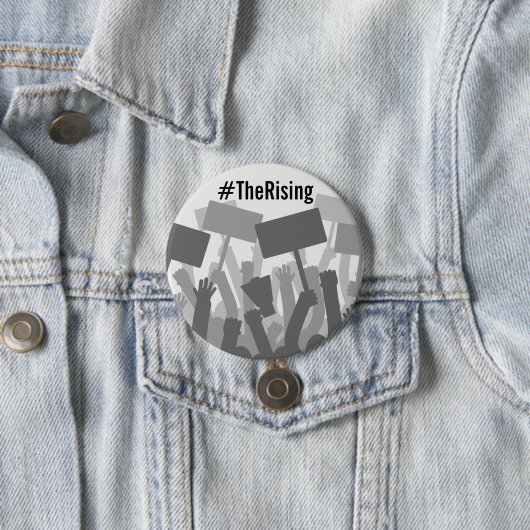 De groeiende vreedzame protestantse Button (In situ)