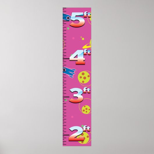 De Groeigrafiek van raketten. Poster (Voorkant)