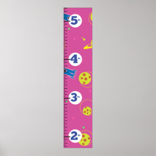 De Groeigrafiek van raketten. Poster