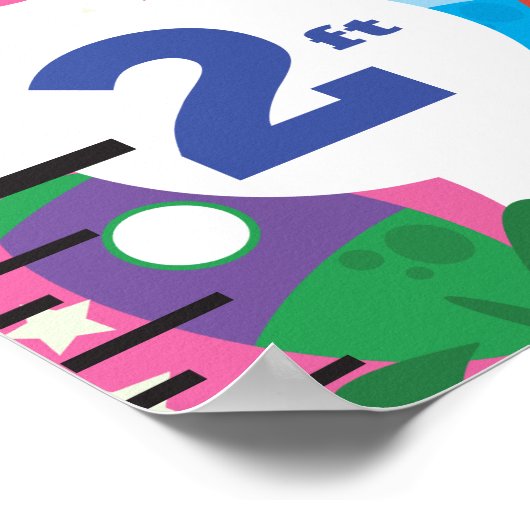 De Groeigrafiek van raketten. Poster (Hoek)