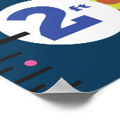 De Groeigrafiek van raketten. Poster (Hoek)