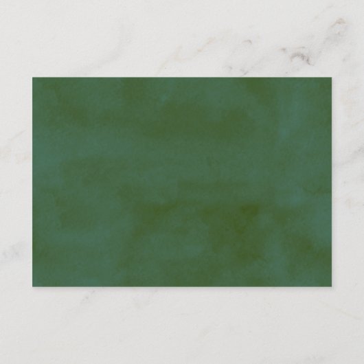 De groen & gouden bruiloft Collectie receptie Informatiekaartje (Achterkant)