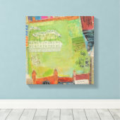 De Groene 2012 Canvas Afdruk (Insitu (Houten vloer))