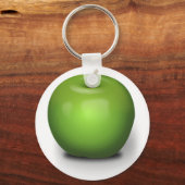 De groene appel sleutelhanger (Voorkant)